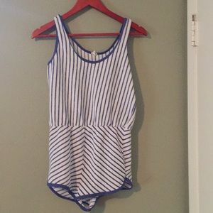 French Vintage Terrycloth Romper